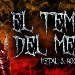 Higgs en 'El Templario del Metal' anunciando nuestro concierto en la sala 'Caracol'